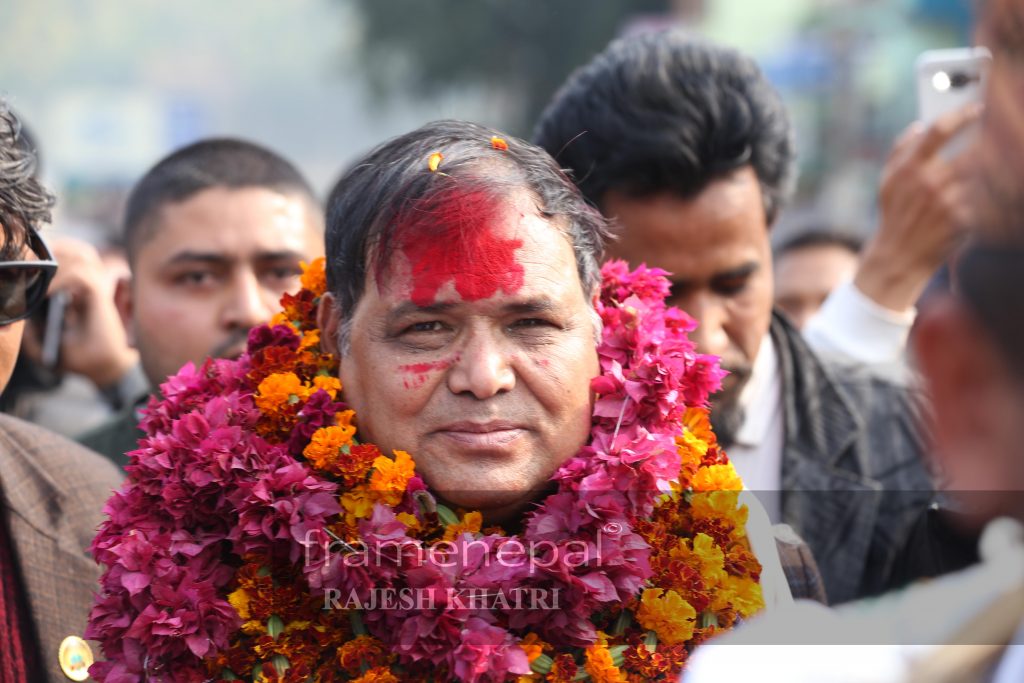 Krishna Bahadur Mahara is a Nepalese politician, belonging to the Nepal Communist Party.