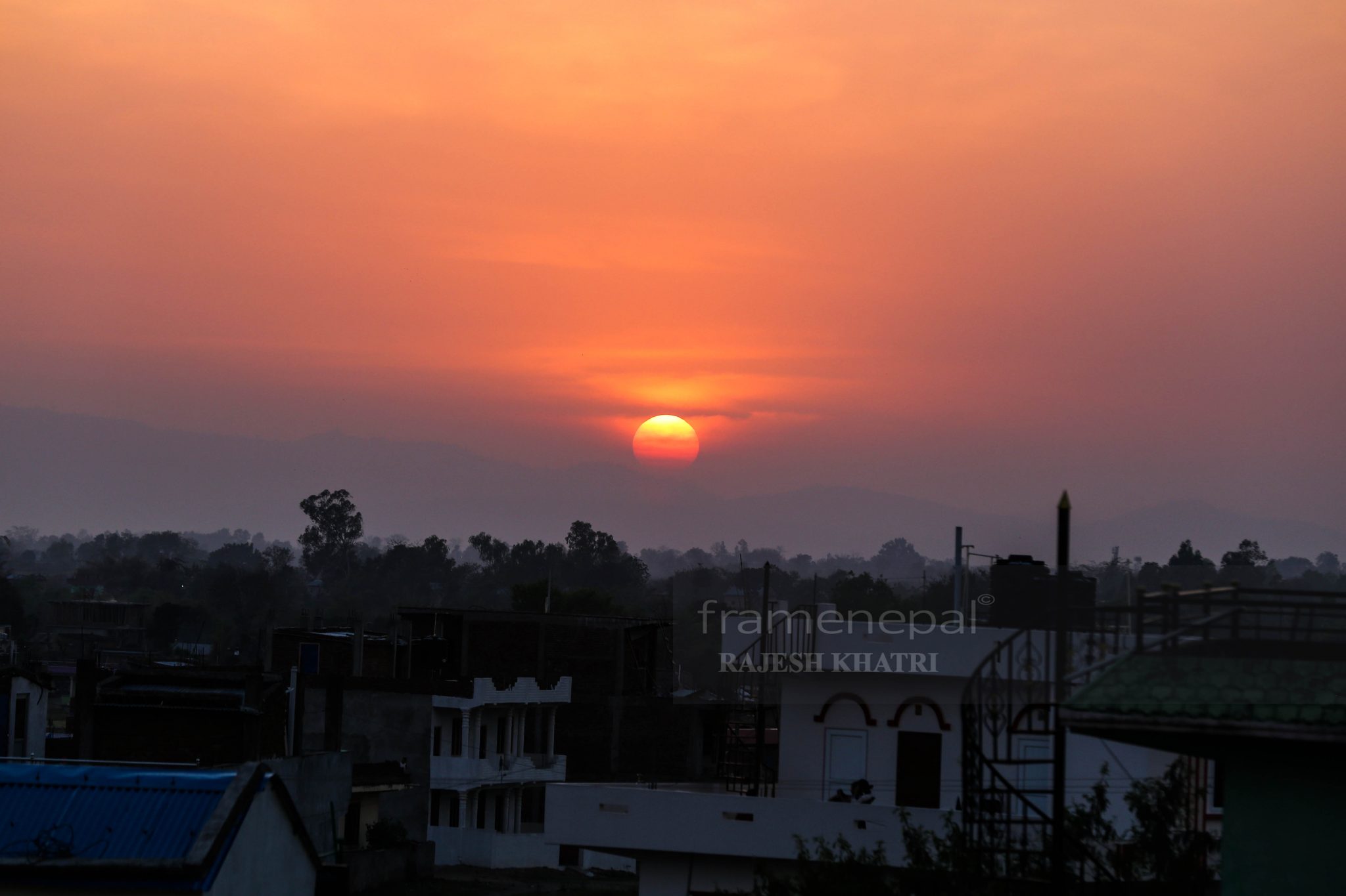 Last Sunset, Nepali Year 2076 BS, Best Image Sunset » Frame Nepal Frame
