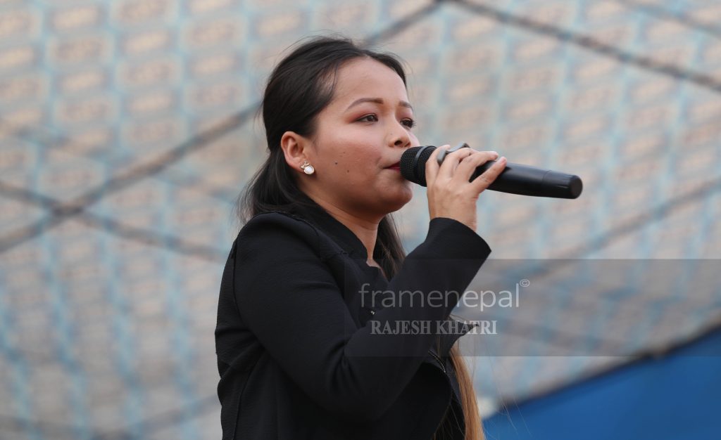Bhumika Giri, Bhumika Giri is a Nepalese folk(Lok Dohori) singer. She is  known as Stage Queen because of her stage performances. Singer Bhumika Giri has recorded over 300 songs. bhumika giri new song,bhumika giri live dohori,bhumika giri lok dohori,bhumika giri video,bhumika giri song,