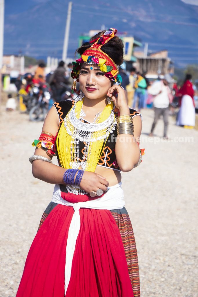 parvati Chaudhary, tharu culture dress, beauiful haru dress, beautiful tharu girl, tharu culural, haru dress, Chaudhary dress