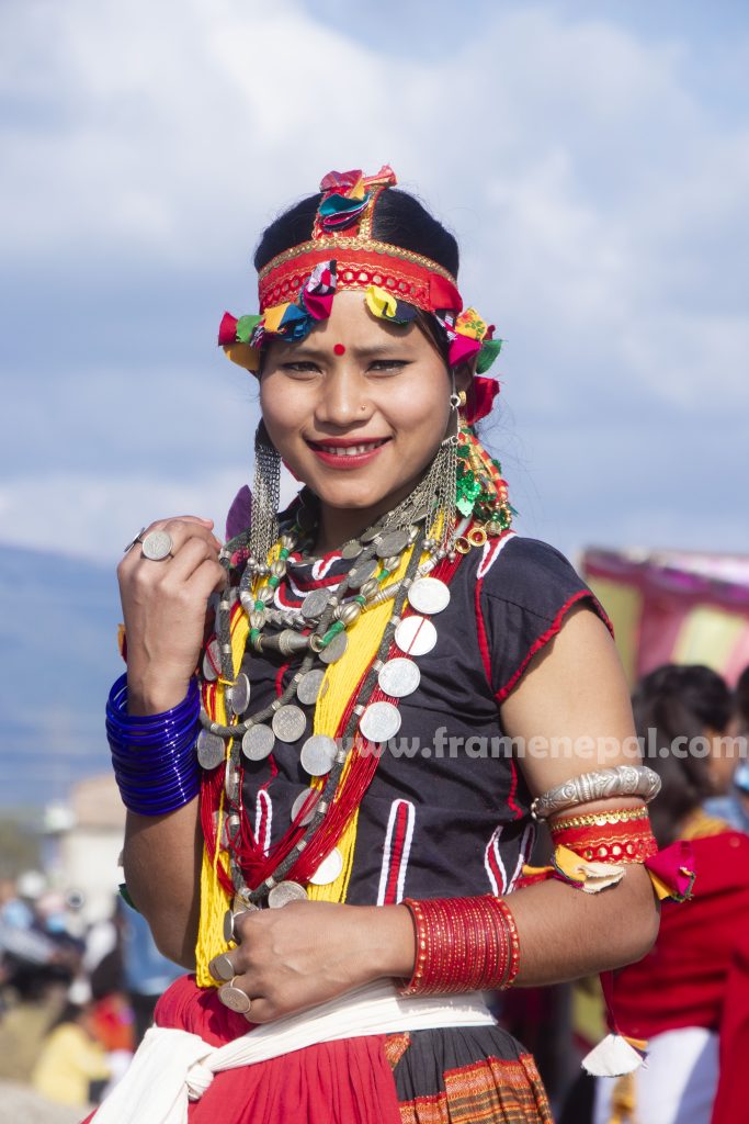 parvati Chaudhary, tharu culture dress, beauiful haru dress, beautiful tharu girl, tharu culural, haru dress, Chaudhary dress